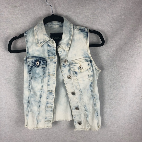 Maurices Jackets & Blazers - Maurices Washout Jean Vest